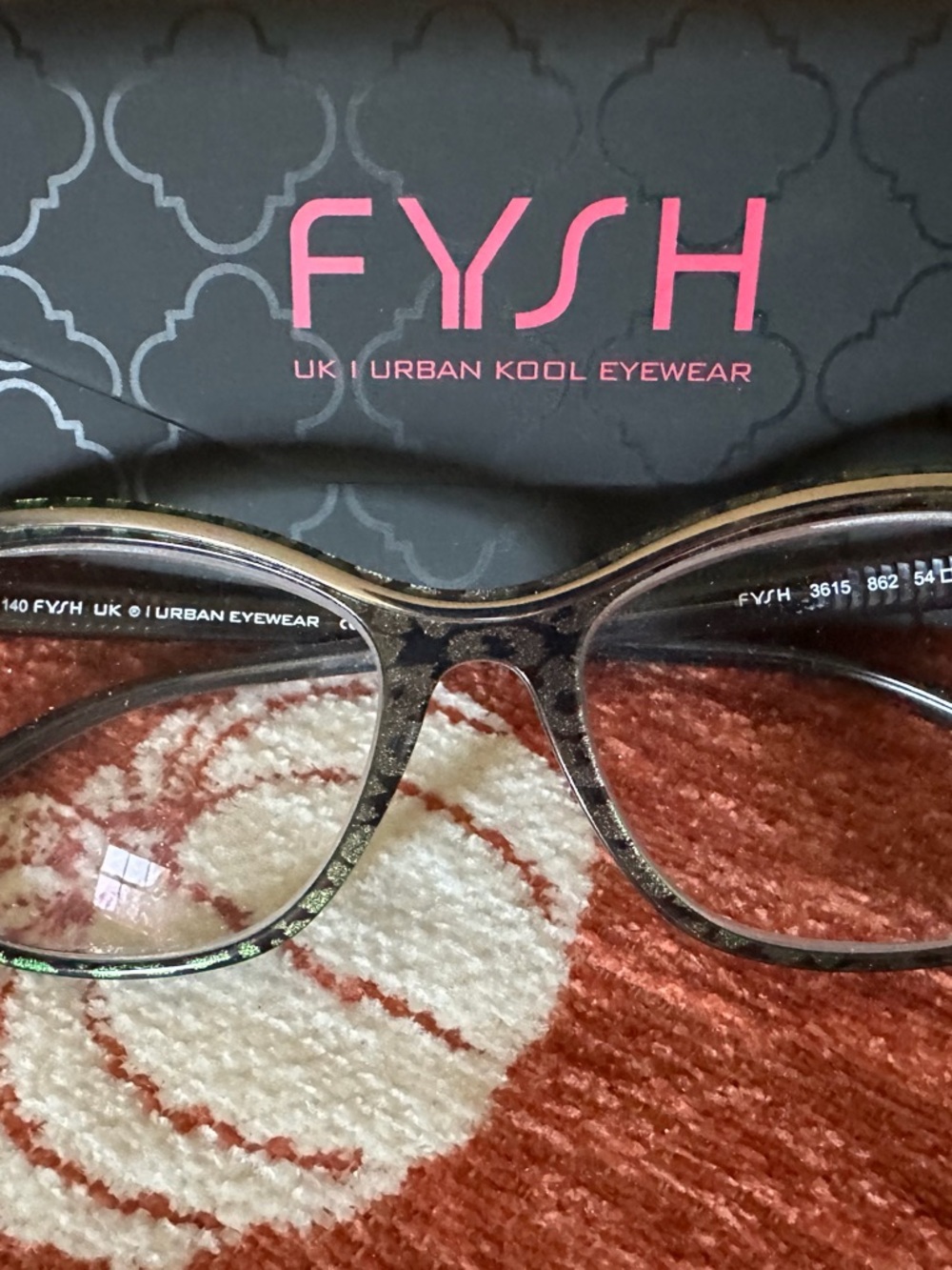 FYSH Green/Black Tortoiseshell Eyeglasses